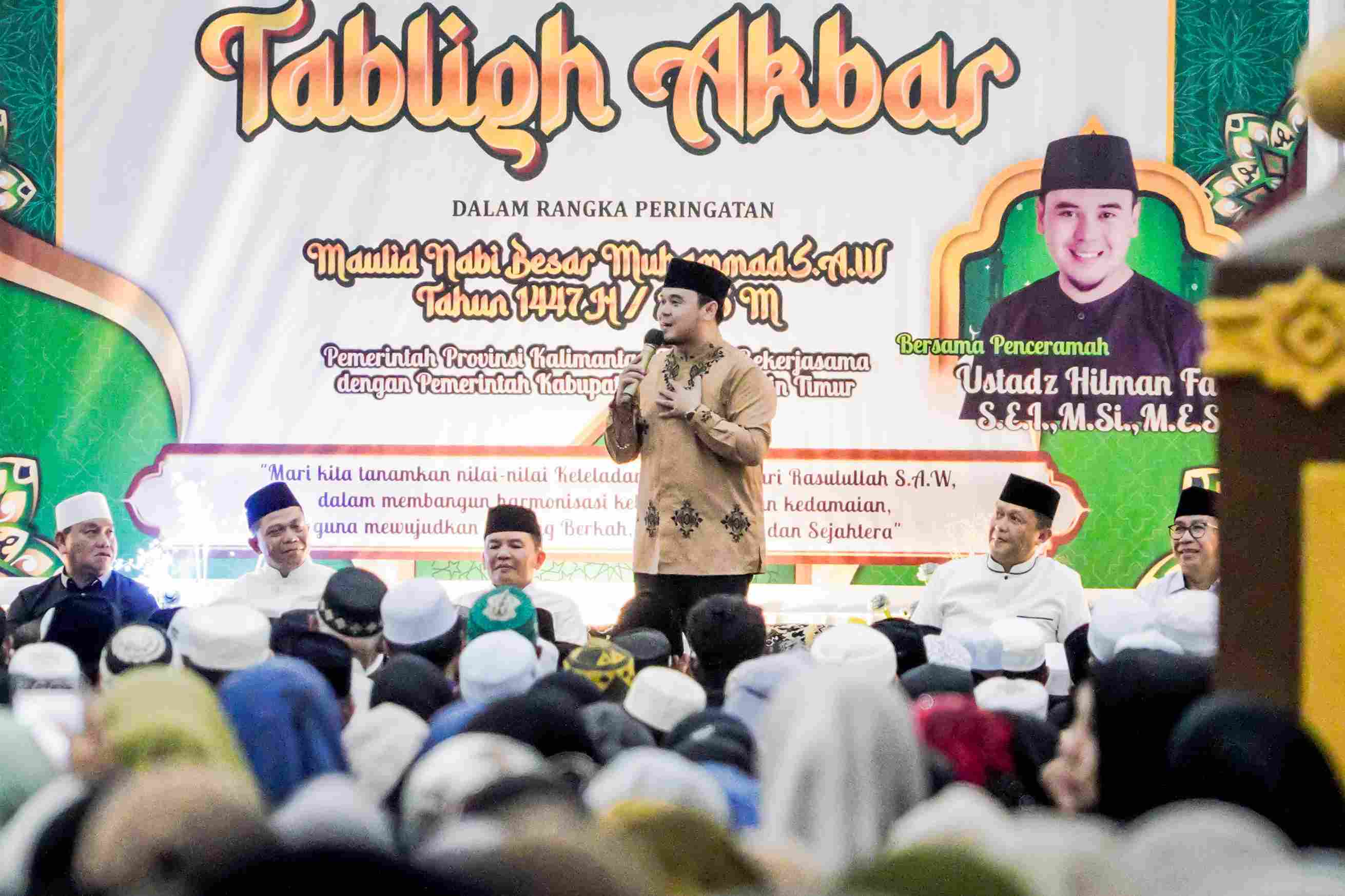 Gubernur Kalteng Agustiar Sabran Hadiri Tabligh Akbar Maulid Nabi Muhammad SAW 1447 M/2025 M