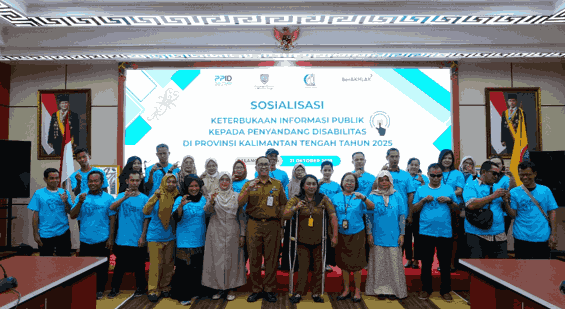 Diskominfosantik Prov. Kalteng Gelar Sosialisasi Keterbukaan Informasi Publik Bagi Penyandang Disabilitas