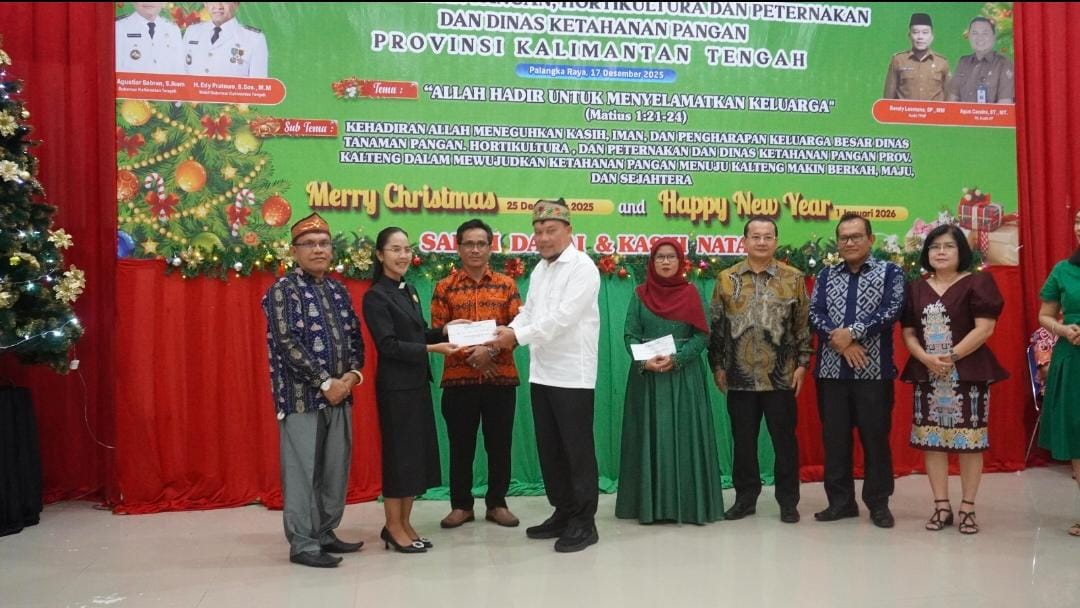 Dinas TPHP Prov. Kalteng Laksanakan Ibadah dan Perayaan Natal Oikumene