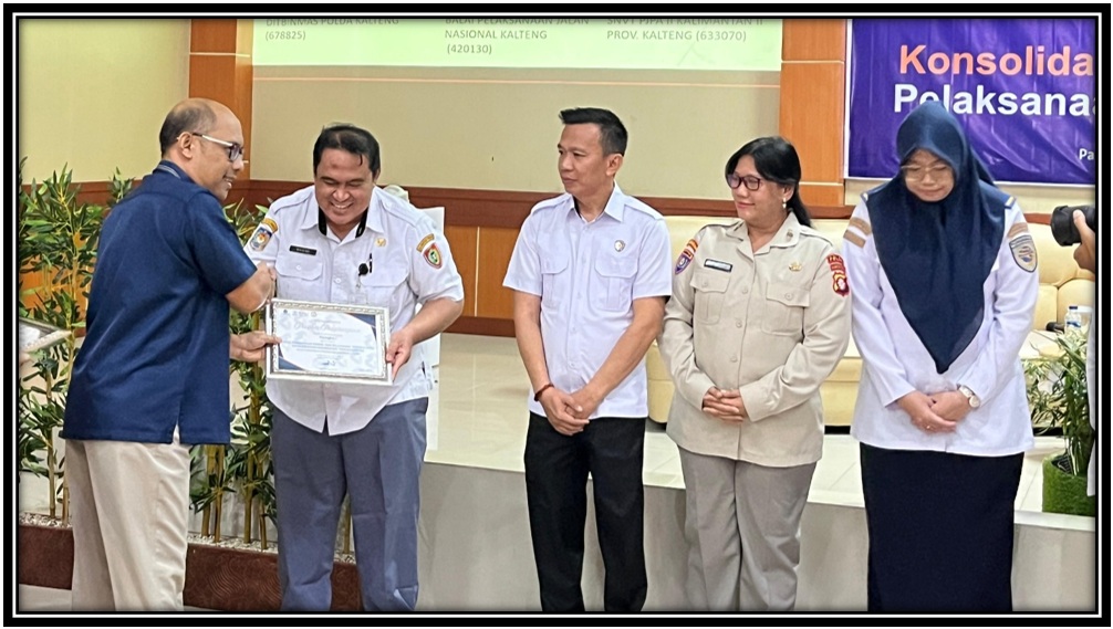 DPMPTSP Prov. Kalteng Raih Peringkat I Penilaian Pelaporan Pertanggungjawaban Bendahara