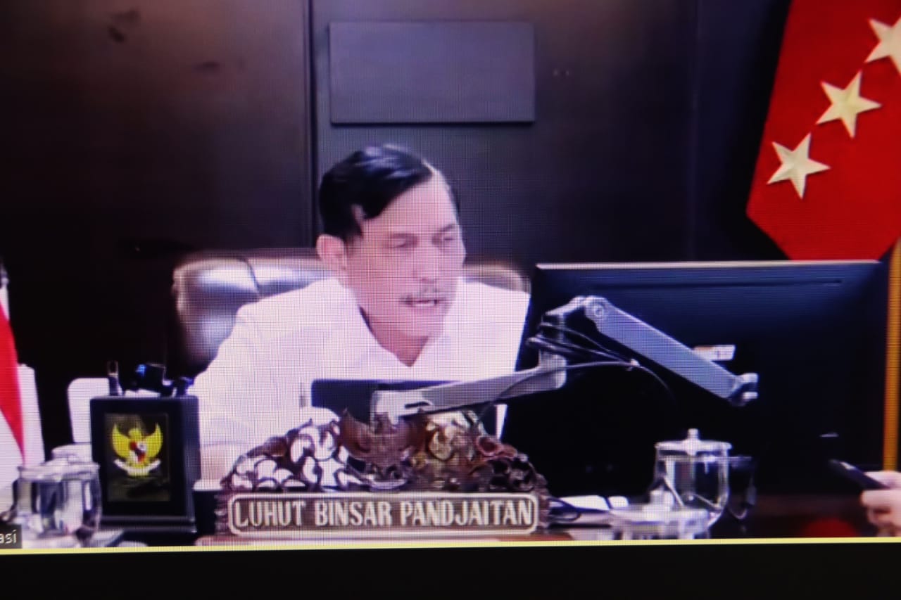 Sahli Yuas Elko Hadiri Launching Pemberian Penghargaan Pengendalian Pandemi COVID-19 (PPKM Award)