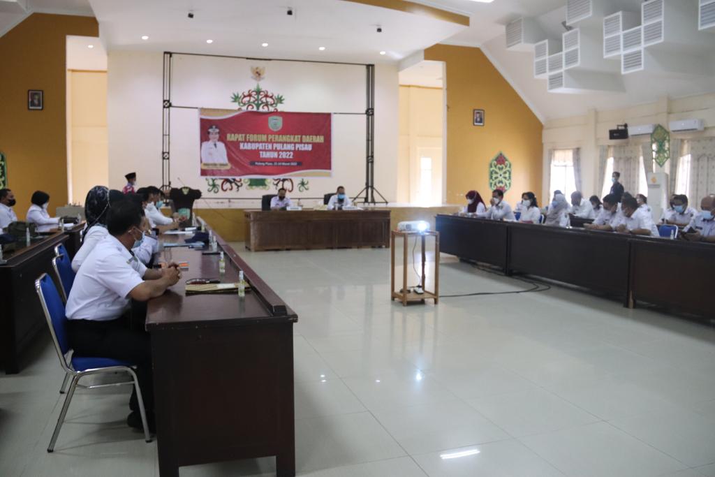 Rapat Forum Perangkat Daerah Kab. Pulpis Tahun 2022