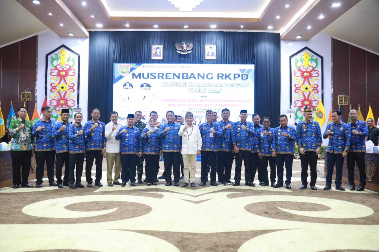 Gubernur Kalteng Agustiar Sabran Buka Musrenbang RKPD 2027 untuk Penyelarasan Kebijakan Pembangunan