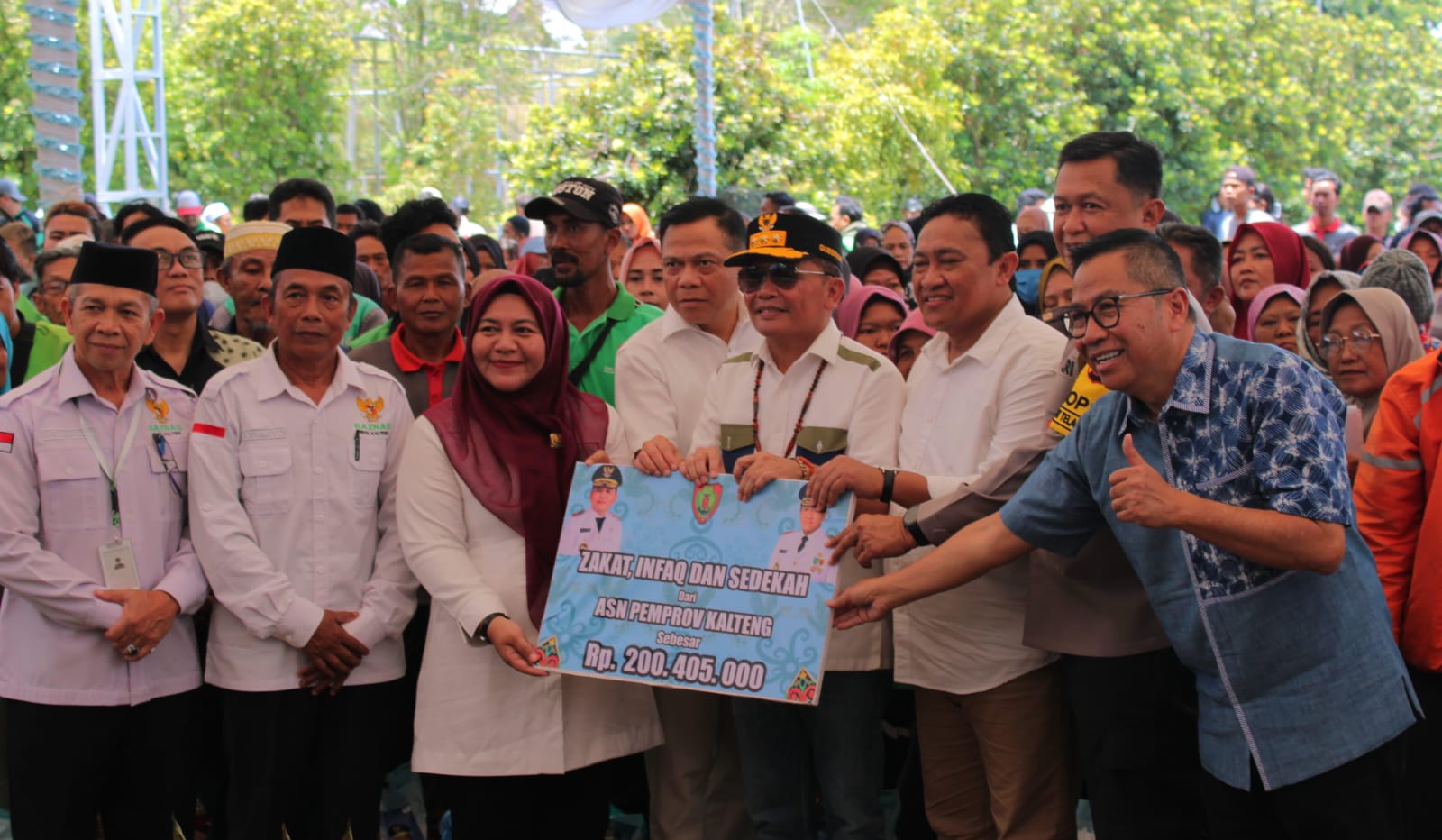 Wujud Kepedulian, Pemprov Kalteng Salurkan Pasar Murah bagi Ojek Online dan Lembaga Sosial