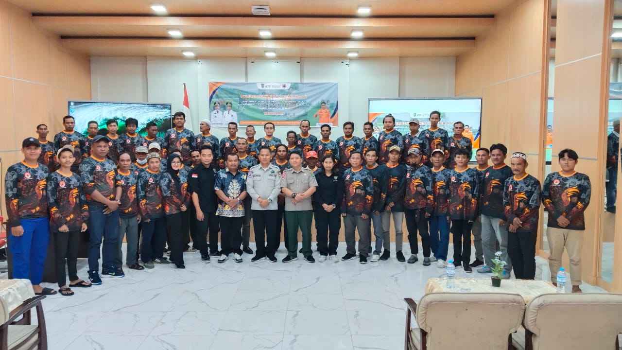 BPBD Prov. Kalteng Lakukan Pembinaan dan Melatih Masyarakat Peduli Api (MPA)