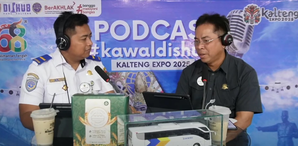 Dishub Prov. Kalteng Tampilkan Podcast #KawalDishub dengan Tema Capaian Program 100 Hari Kerja