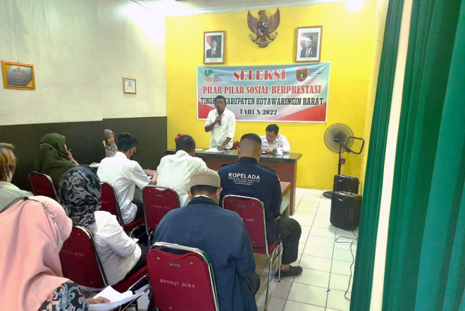 Pemkab Kobar Gelar Seleksi Pilar-Pilar Sosial Berprestasi Tingkat Kabupaten