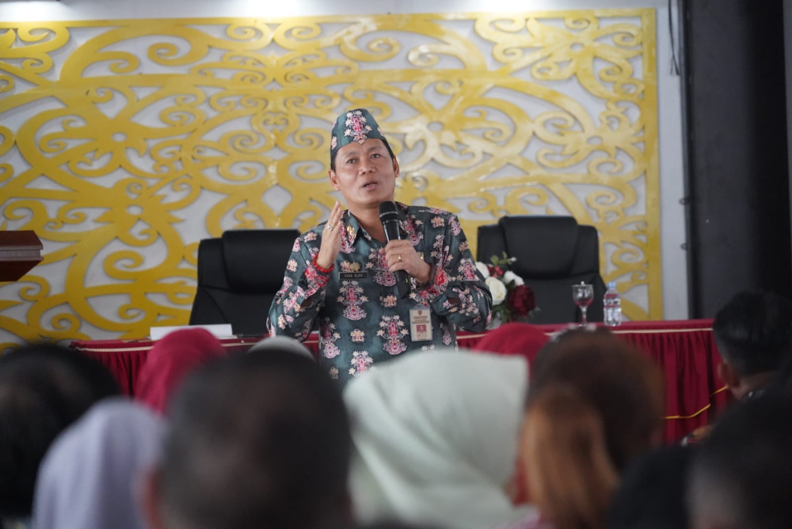 Sahli Yuas Elko Sampaikan Paparan Dalam Acara Pelatihan Kepemimpinan Administrator Gelombang I Prov. Kalteng Tahun 2023
