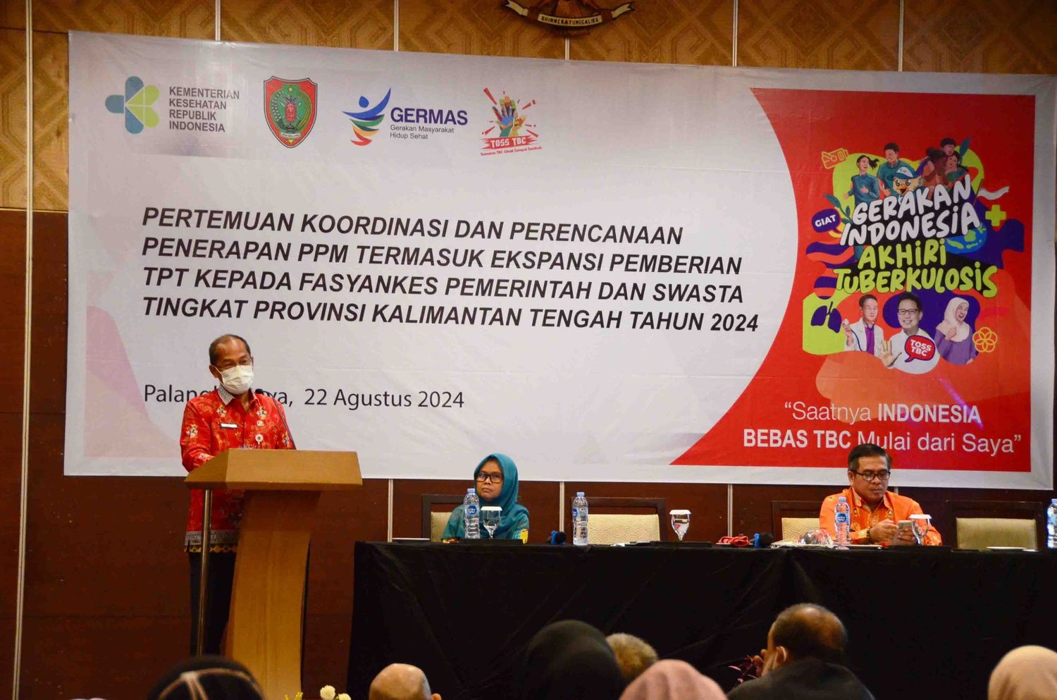 Dinkes Gelar Pertemuan Koordinasi dan Perencanaan Penerapan PPM Termasuk Ekspansi Pemberian TPT Kepada Fasyankes Pemerintah dan Swasta