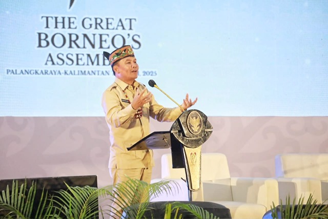 Gubernur Agustiar Sabran Buka Seminar International Day of the World’s Indigenous People Bertajuk Pumpung Hai Borneo