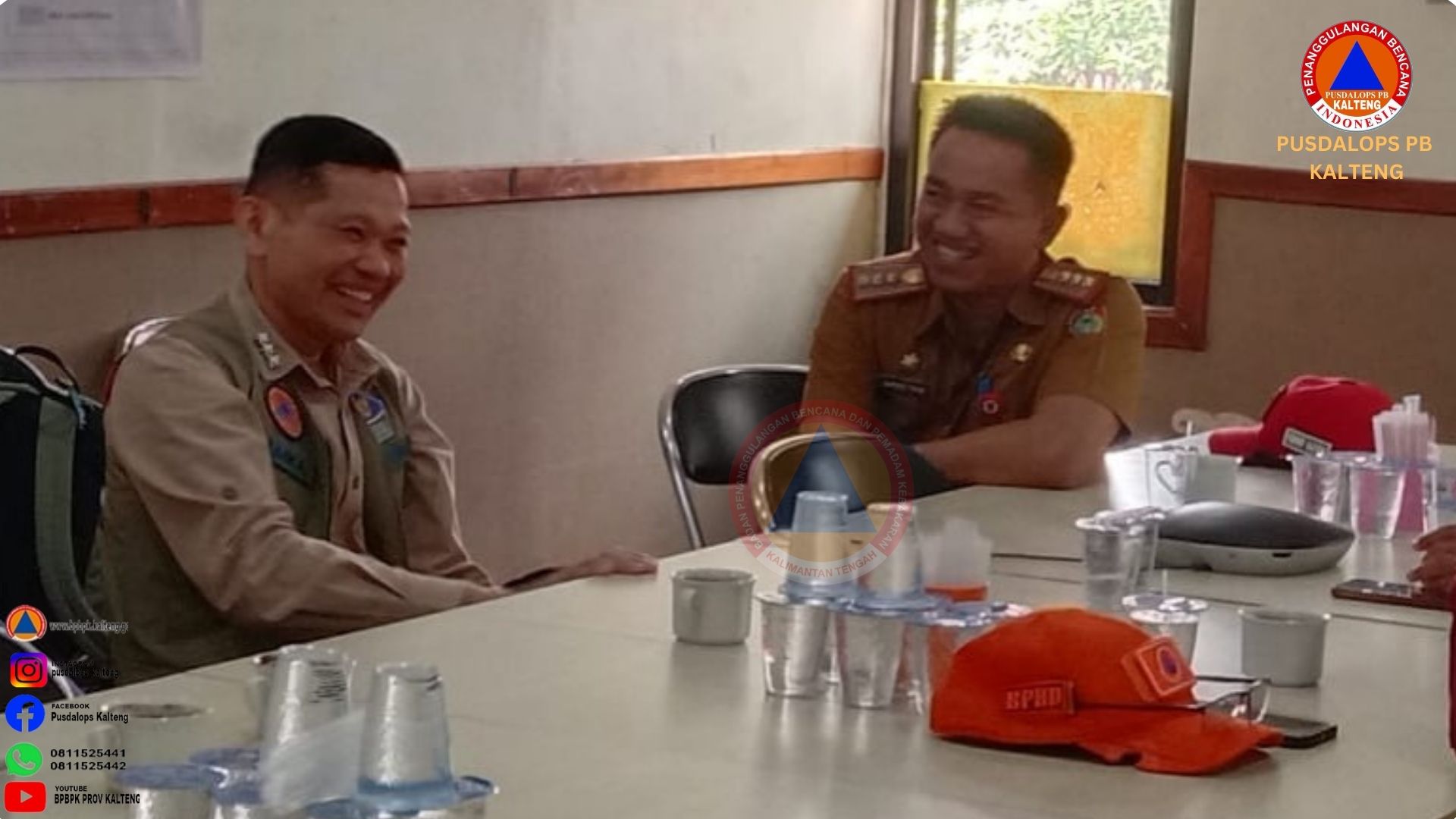 BPBPK Prov. Kalteng Terima Kunjungan Monev Penanganan Karhutla