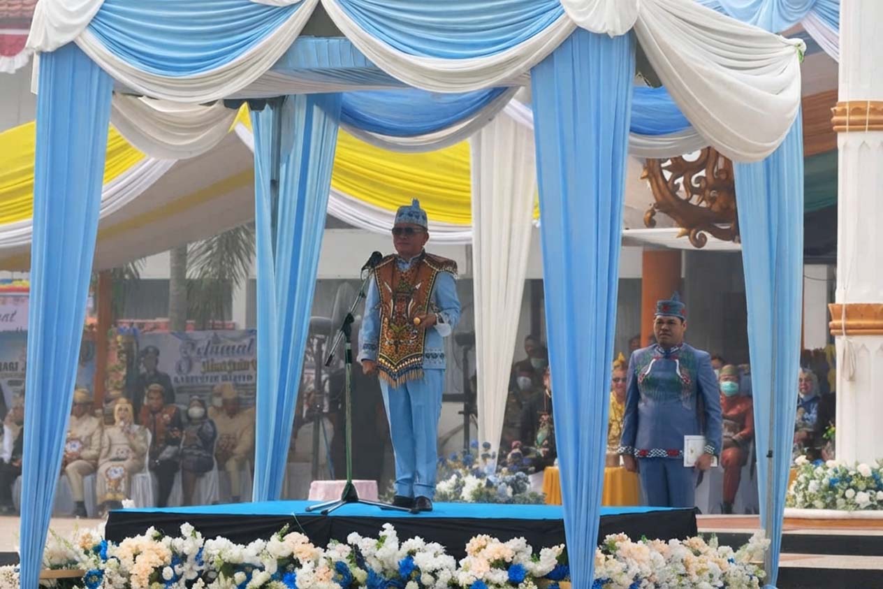 Gubernur Agustiar Sabran Pimpin Upacara Hari Jadi ke-67 Kabupaten Barito Selatan