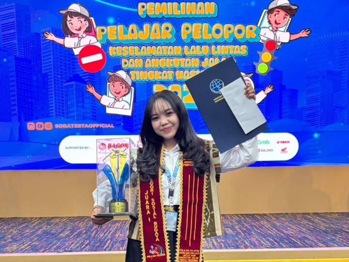 Pelajar Kalteng Raih Juara 1 Nasional, Ribka Bawin Hatalasinta Lumamba Menang Kategori Sosial Budaya