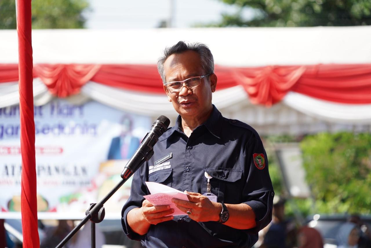 Sahli Yuas Elko Buka Gerakan Pangan Murah dalam Rangka Hari Pangan Sedunia ke-44