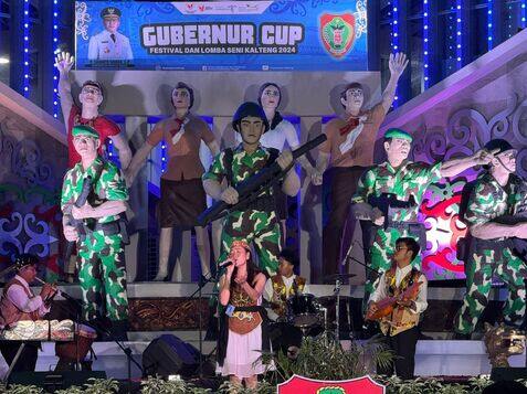 Antusias Masyarakat Pada Kegiatan Gubernur Cup Festival dan Lomba Seni Kalteng 2024