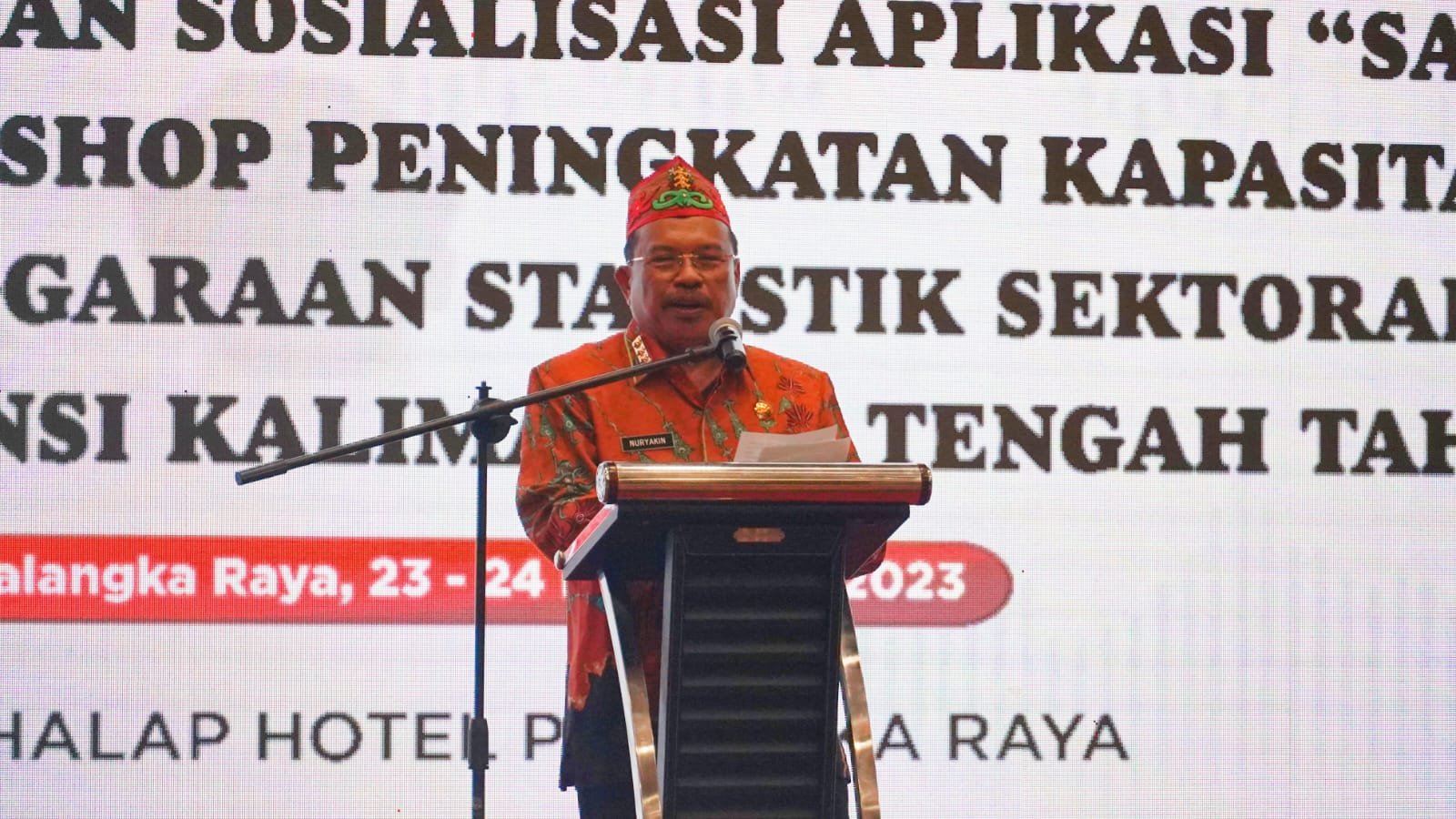 Sekda Nuryakin Berharap Melalui Kegiatan Forum Satu Data Dapat Komitmen Bersama Untuk Pemenuhan Data Sektoral yang Berkualitas