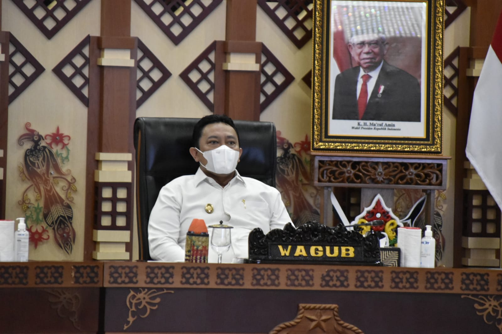 Wagub Kalteng Hadiri Rakornas Penanggulangan Bencana Tahun 2022