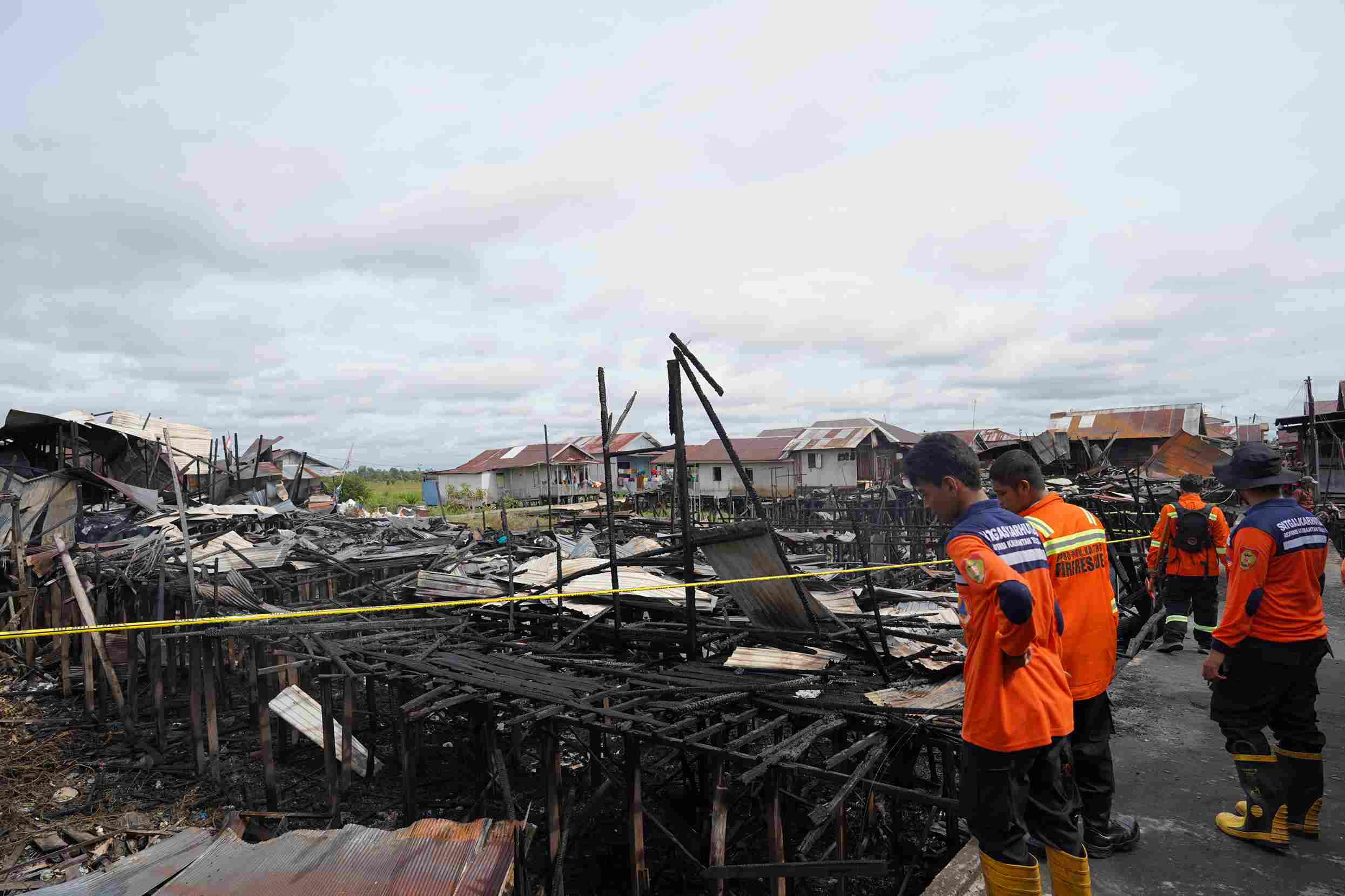 15 Rumah Terdampak Kebakaran di Mendawai Sosial, Kalaksa BPBD Ahmad Toyib Pastikan Penanganan Berjalan Optimal