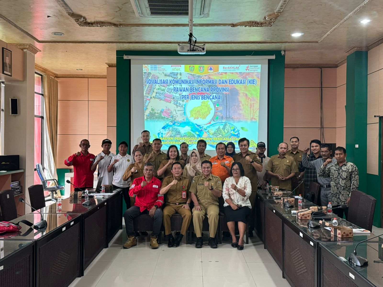 Perkuat Kesiapsiagaan, BPBD Kalteng Laksanakan Sosialisasi KIE Per Jenis Bencana