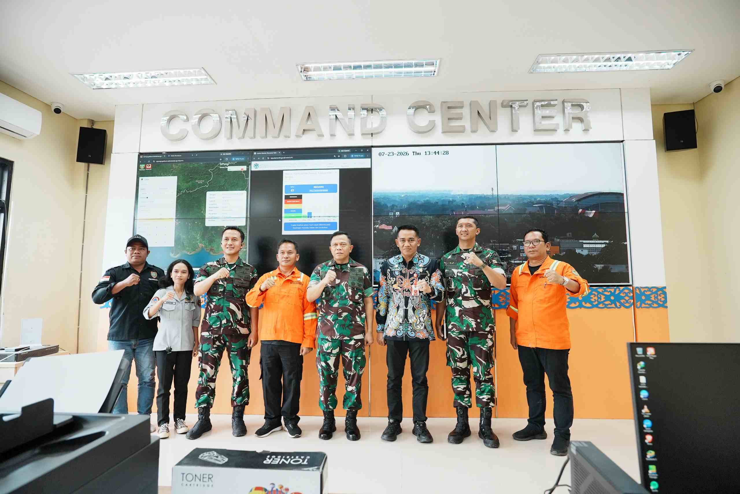 Pangdam Tinjau Kesiapsiagaan Penanganan Karhutla di Kalteng