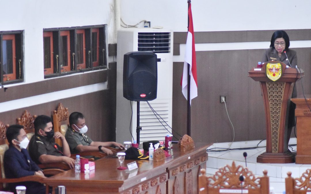 Wabup Gumas Hadiri Rapat Paripurna Ke – 3 Masa Persidangan I Tahun Sidang 2022