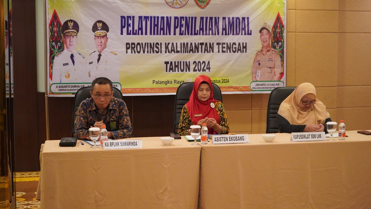 DLH Prov. Kalteng Bersama BPLHK Samarinda Selenggarakan Diklat Amdal C
