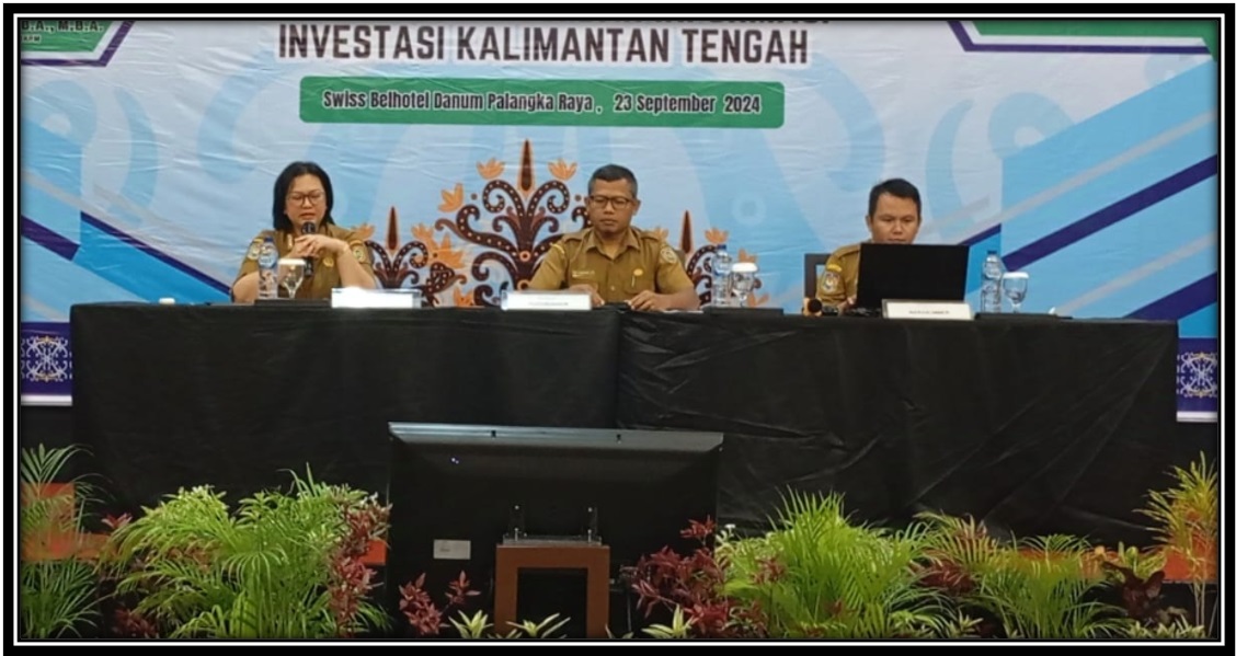 DPMPTSP Prov. Kalteng Gelar Diskusi Pengisian Target dan Realisasi Investasi Kalteng