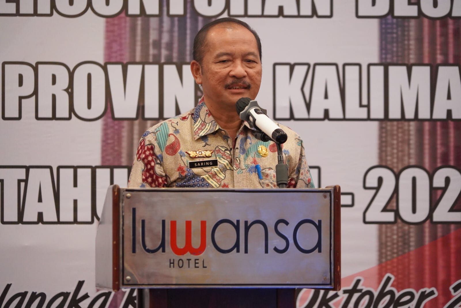 Inspektur Daerah Prov Kalteng Saring Buka Rakor Persiapan Perluasan Percontohan Desa Antikorupsi
