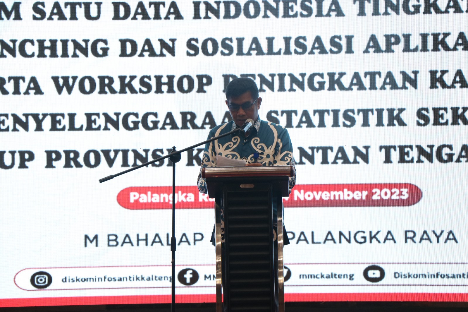 Kepala BKD Prov Kalteng Hadiri Rakor Forum Satu Data Indonesia