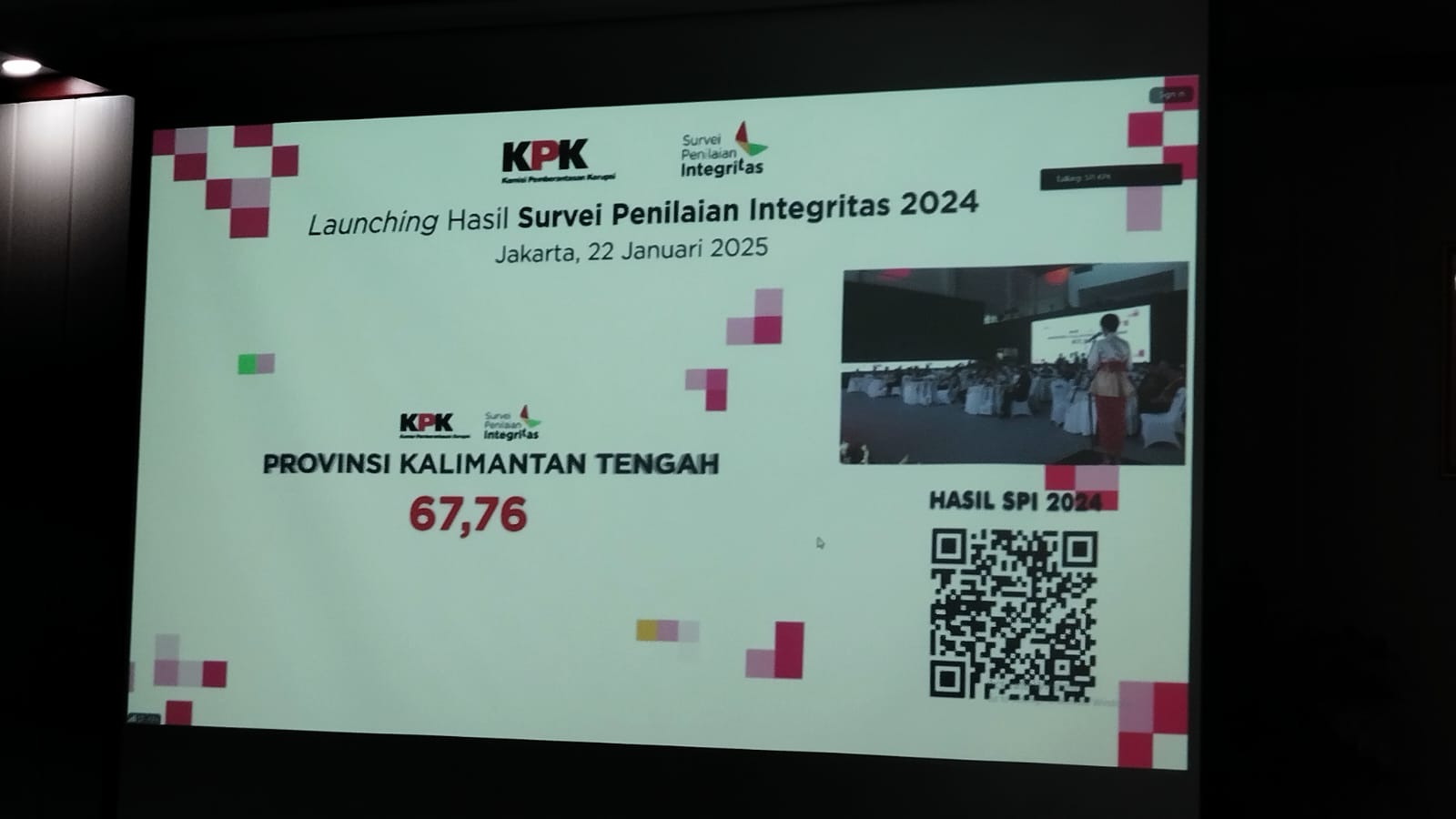 Wagub Kalteng Edy Pratowo Hadiri Launching Hasil Survei Penilaian Integritas Secara Virtual