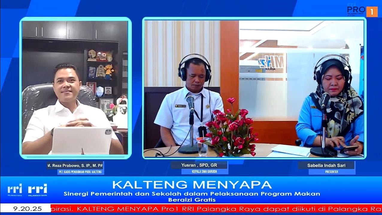 Pemprov. Kalteng Terus Memperkuat Sinergi dengan Sekolah dalam Pelaksanaan Program Makan Bergizi Gratis