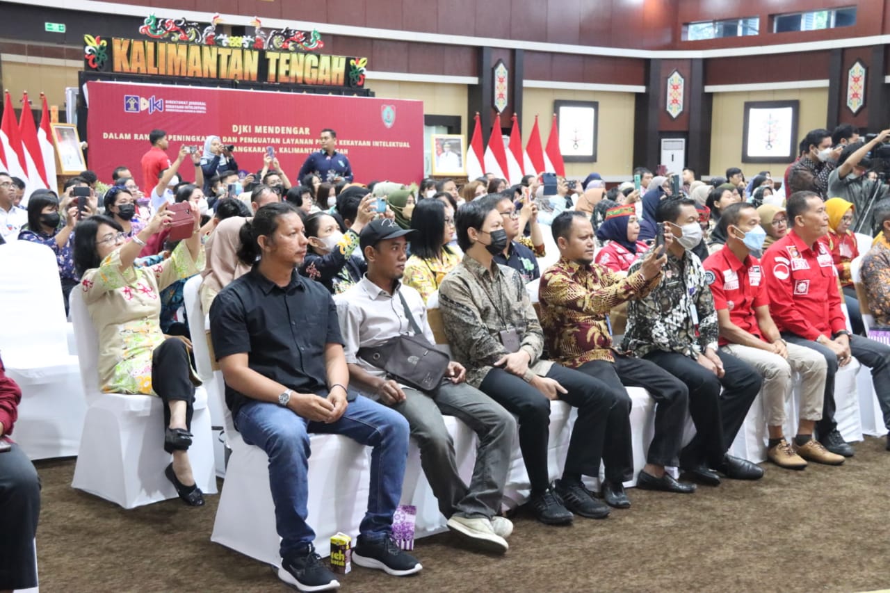 Wagub Kalteng Hadiri Kegiatan DJKI Mendengar Layanan Publik Kekayaan Intelektual