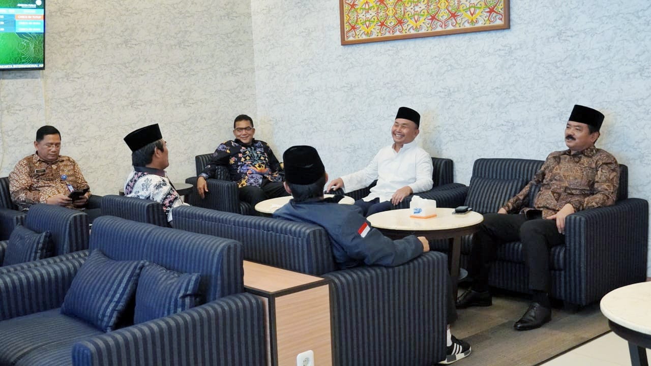 Gubernur Kalteng Antar Keberangkatan Menteri ATR/BPN