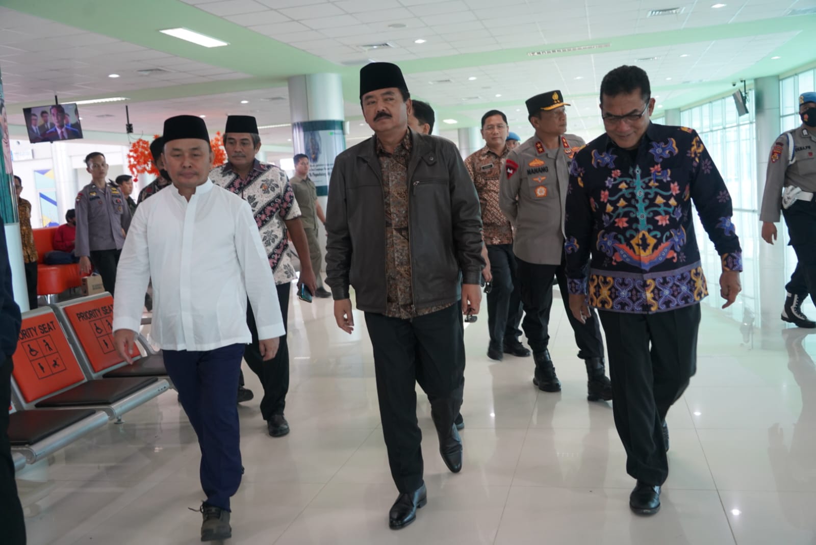 Gubernur Kalteng Antar Keberangkatan Menteri ATR/BPN