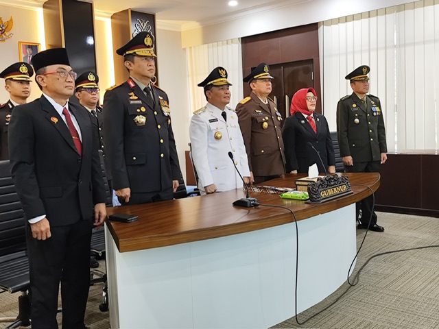 Gubernur Kalteng Agustiar Sabran Ikuti Upacara Peringatan Hari Otonomi Daerah Ke XXIX Tahun 2025