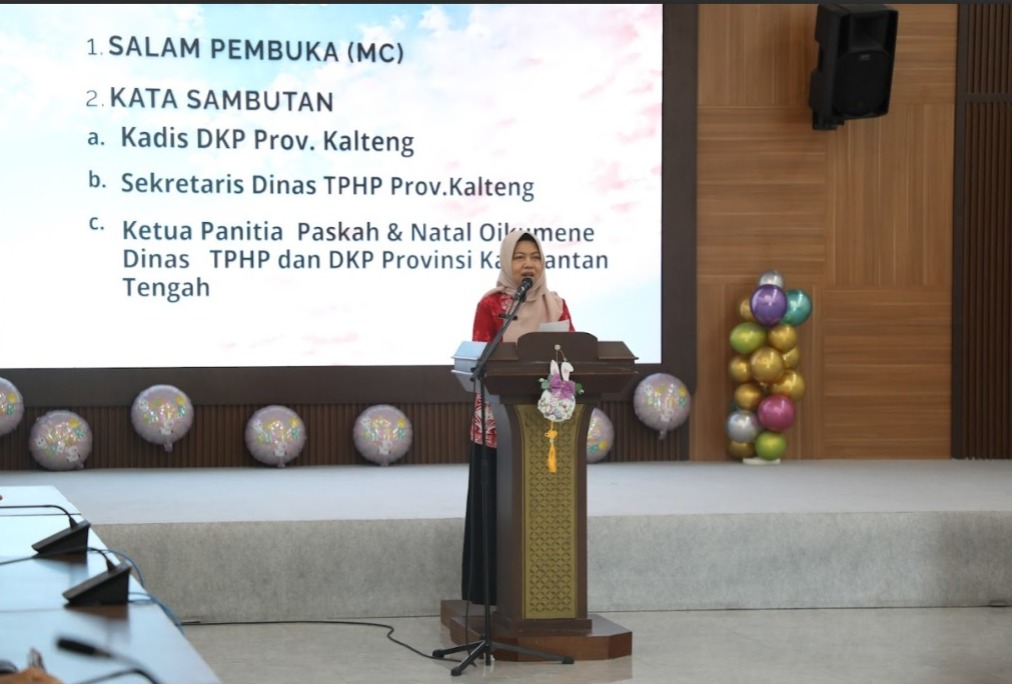 Dinas TPHP dan Dinas Ketahanan Pangan Kalteng Gelar Ibadah dan Perayaan Paskah Oikumene