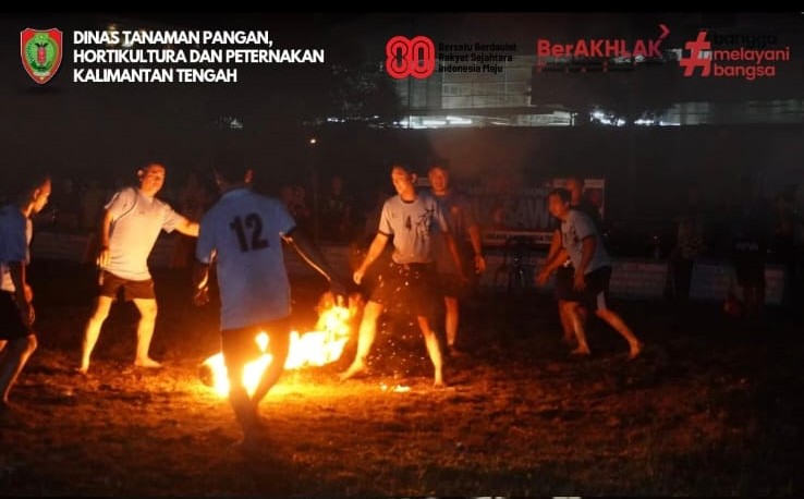 Partisipasi Dinas TPHP Kalteng Warnai Pertandingan Sepak Sawut FBIM 2026