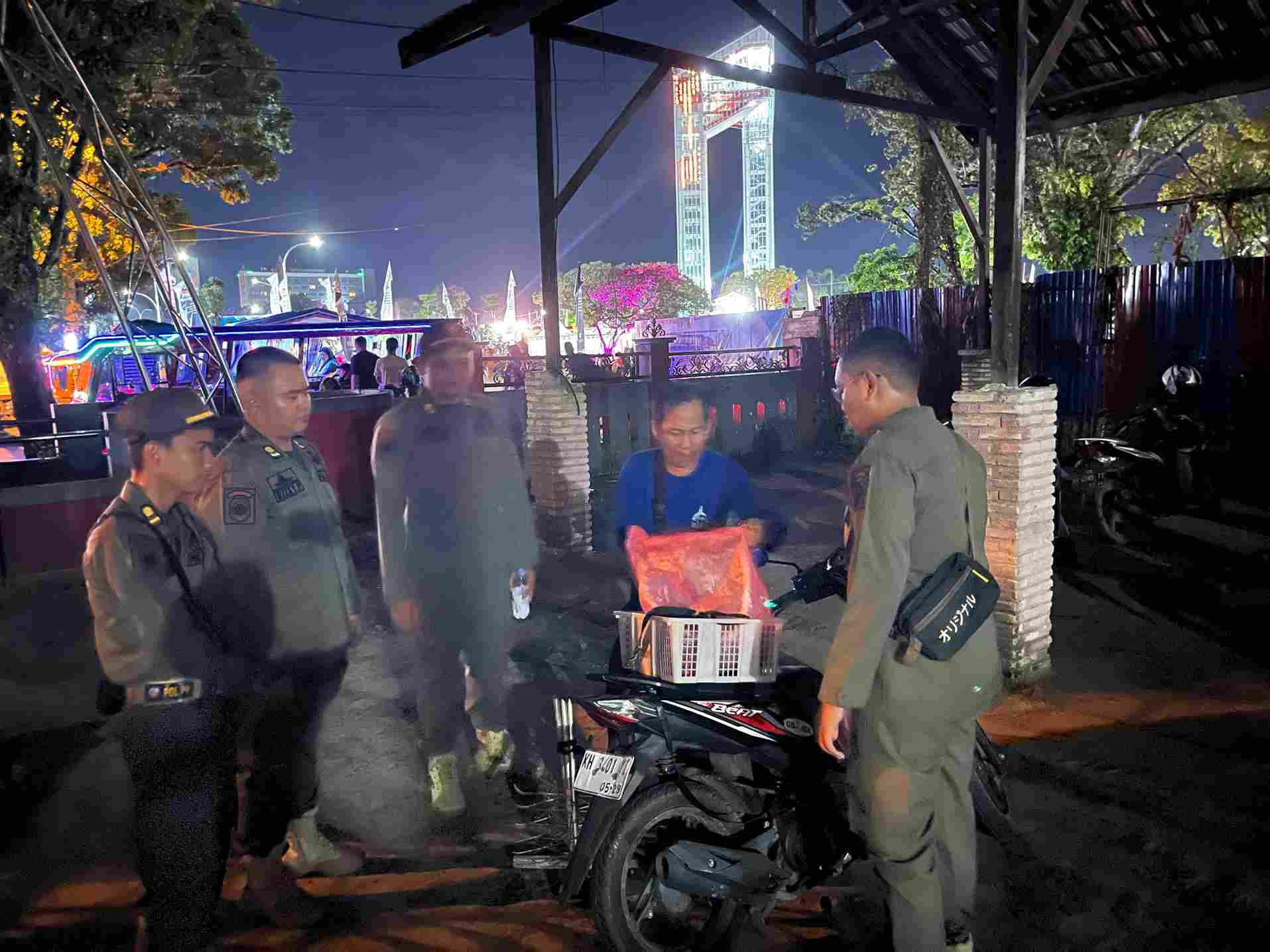 Satpol PP Amankan Acara Huma Betang Night