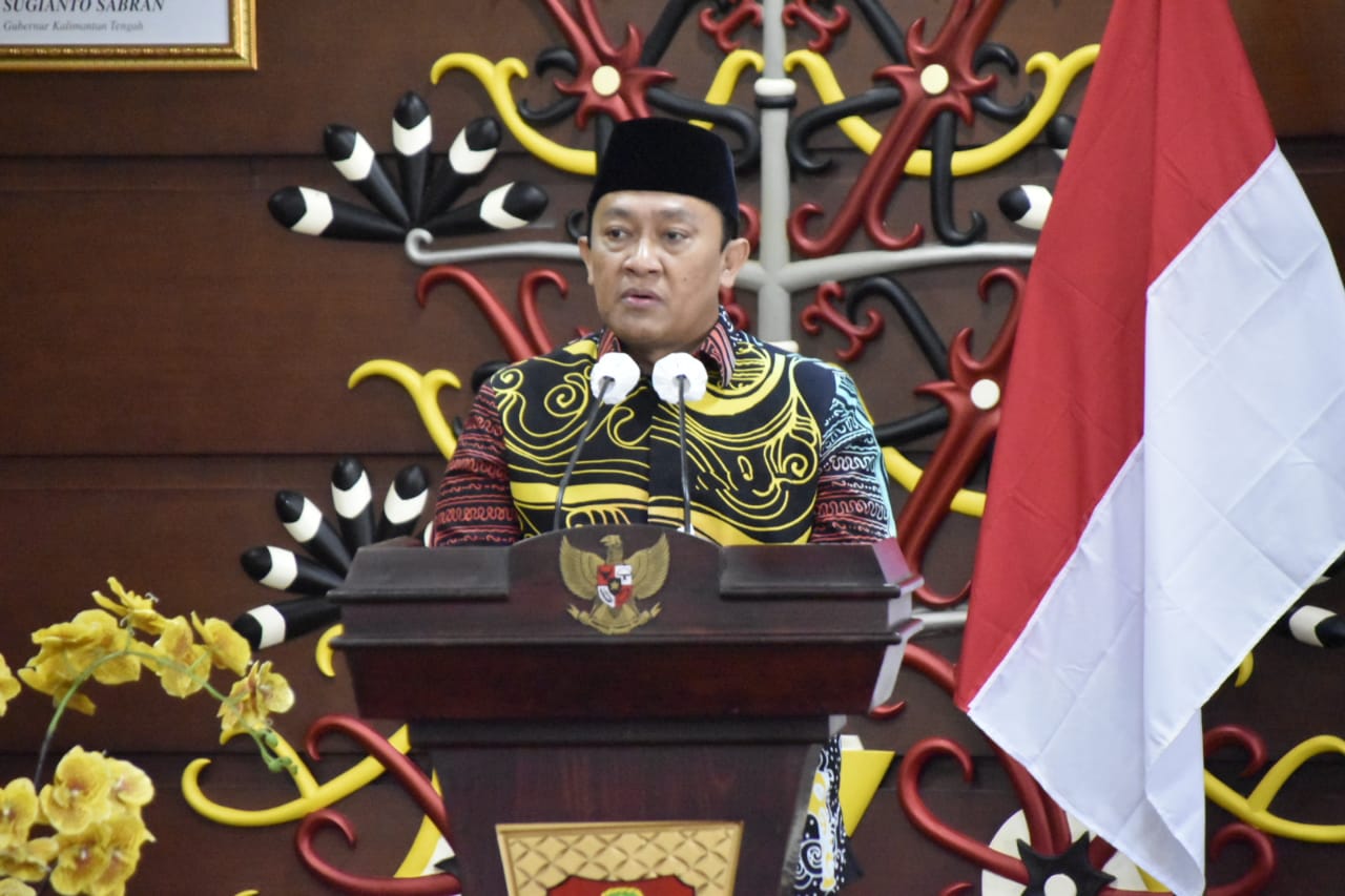 Wagub Kalteng Lantik Dewan Pertimbangan, Dewan Pengawas, Dewan Hakim dan Panitera MTQH