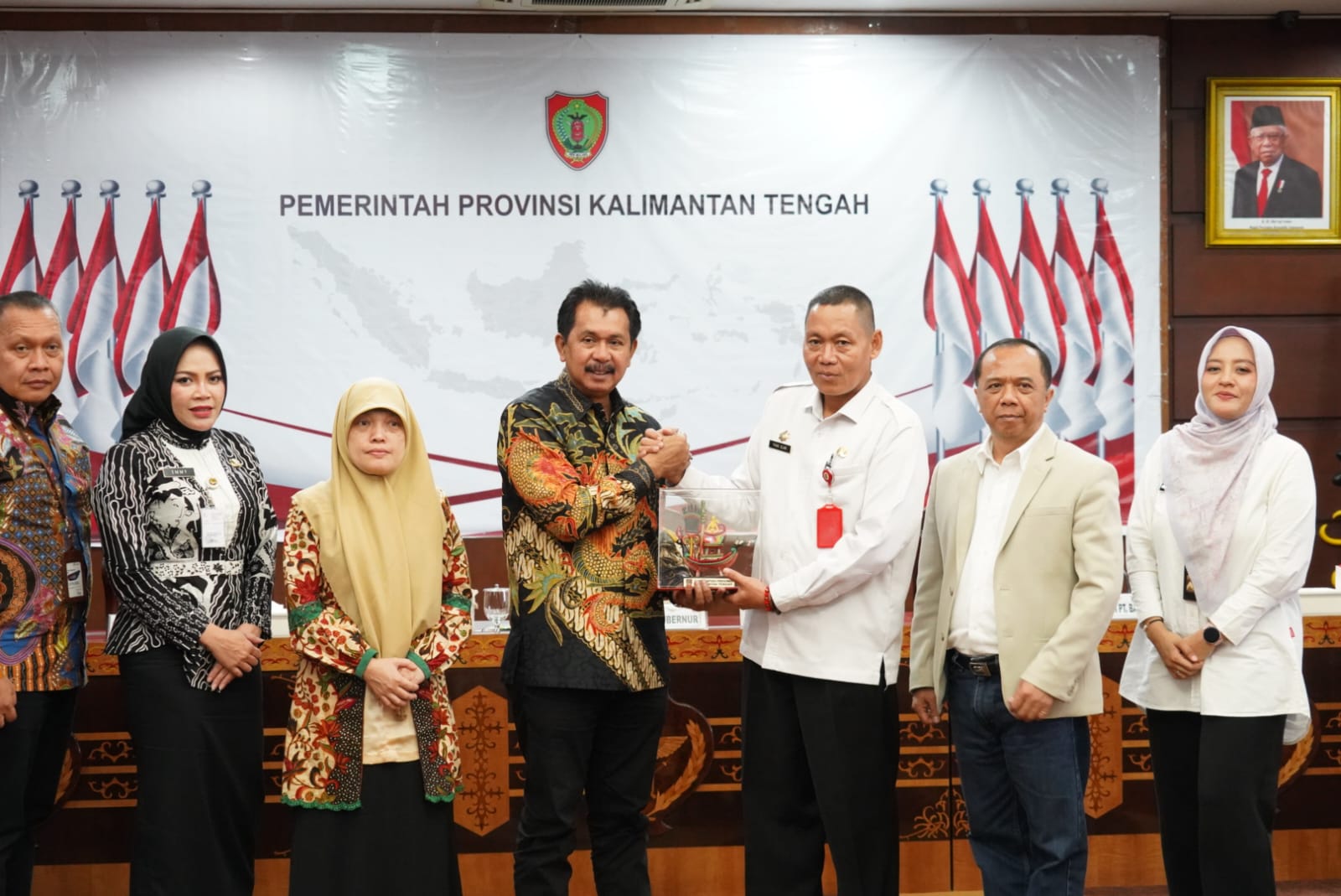 Sahli Yuas Elko Mewakili Gubernur Kalteng Terima Kunjungan Kerja Komisi C DPRD Provinsi Jawa Tengah