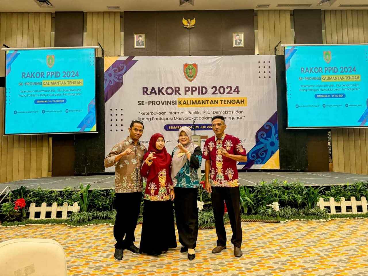 Badan Kesbangpol Prov. Kalteng Ikuti Rakor PPID Se-Kalteng