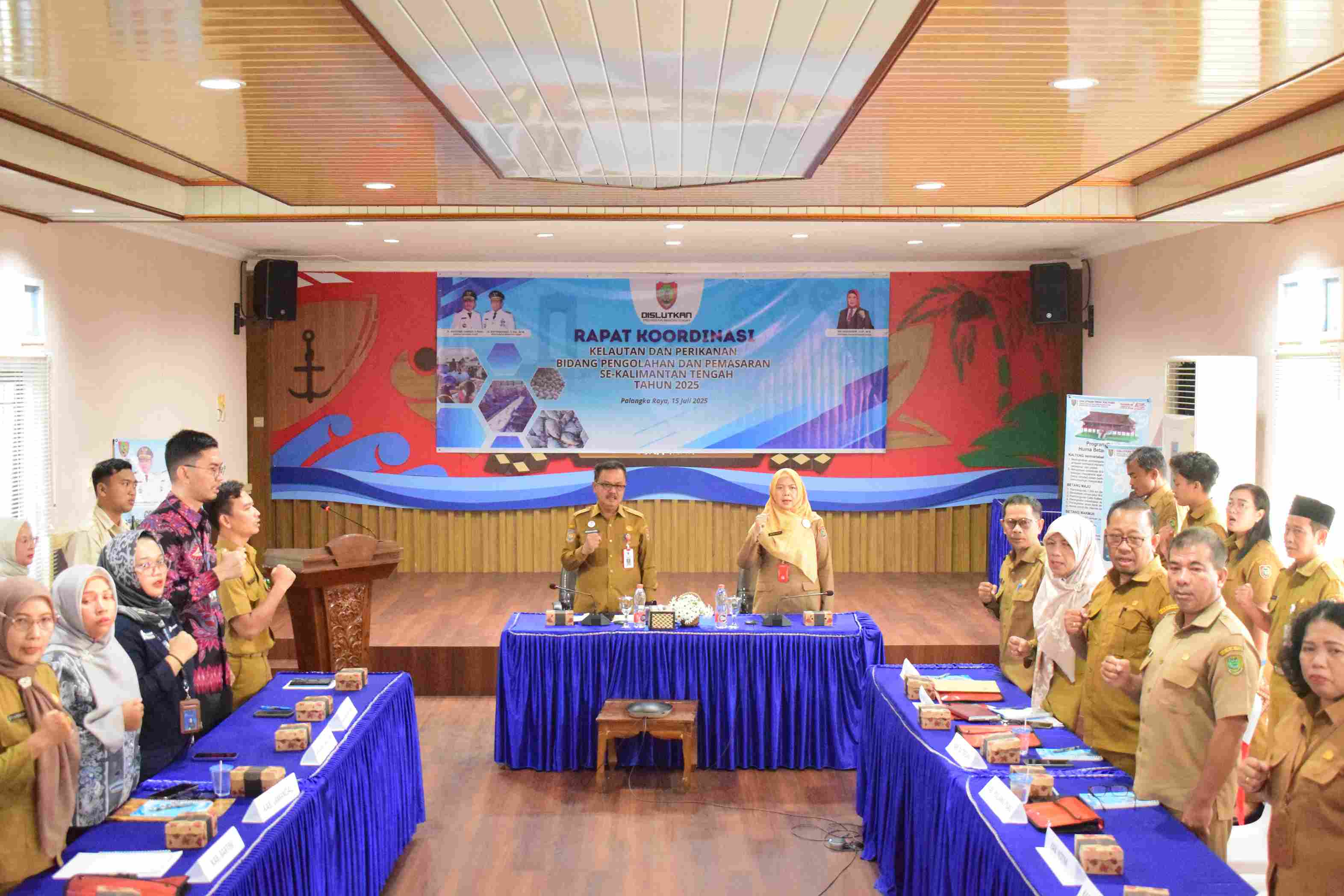 Dislutkan Prov. Kalteng Gelar Rakor Kelautan dan Perikanan Bidang Pengolahan dan Pemasaran