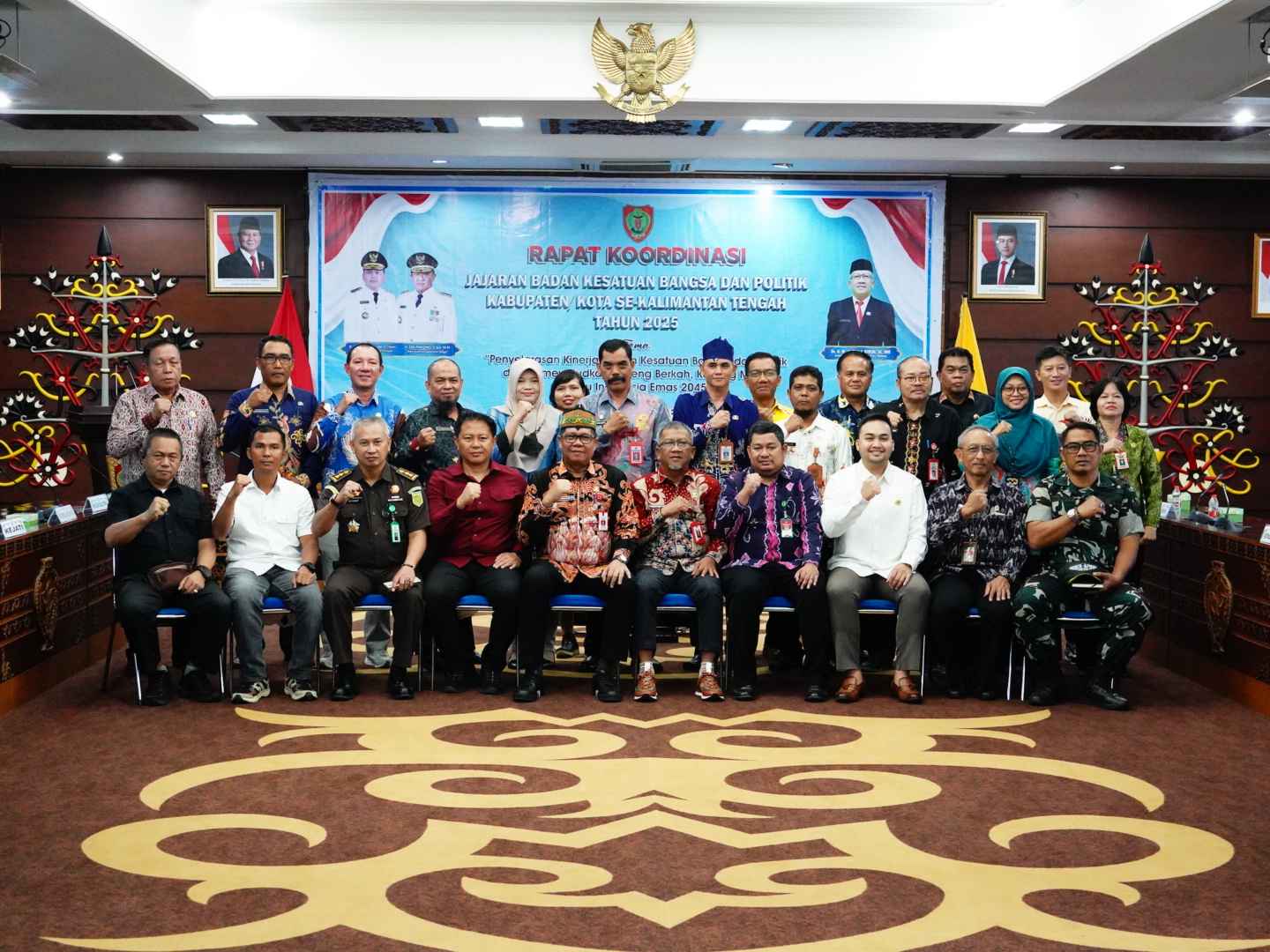 Badan Kesbangpol Prov. Kalteng Gelar Rakor Jajaran Kesbangpol Se-Kalteng