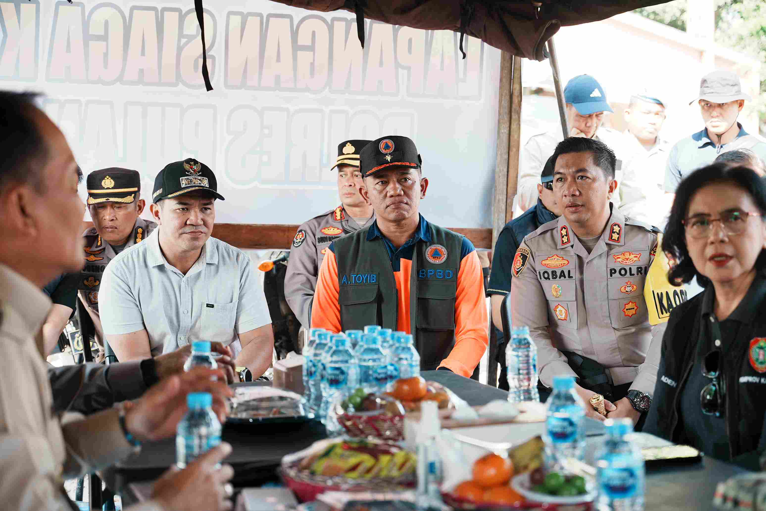 Posko Karhutla Pulang Pisau Ditinjau Gubernur Kalteng Agustiar Sabran
