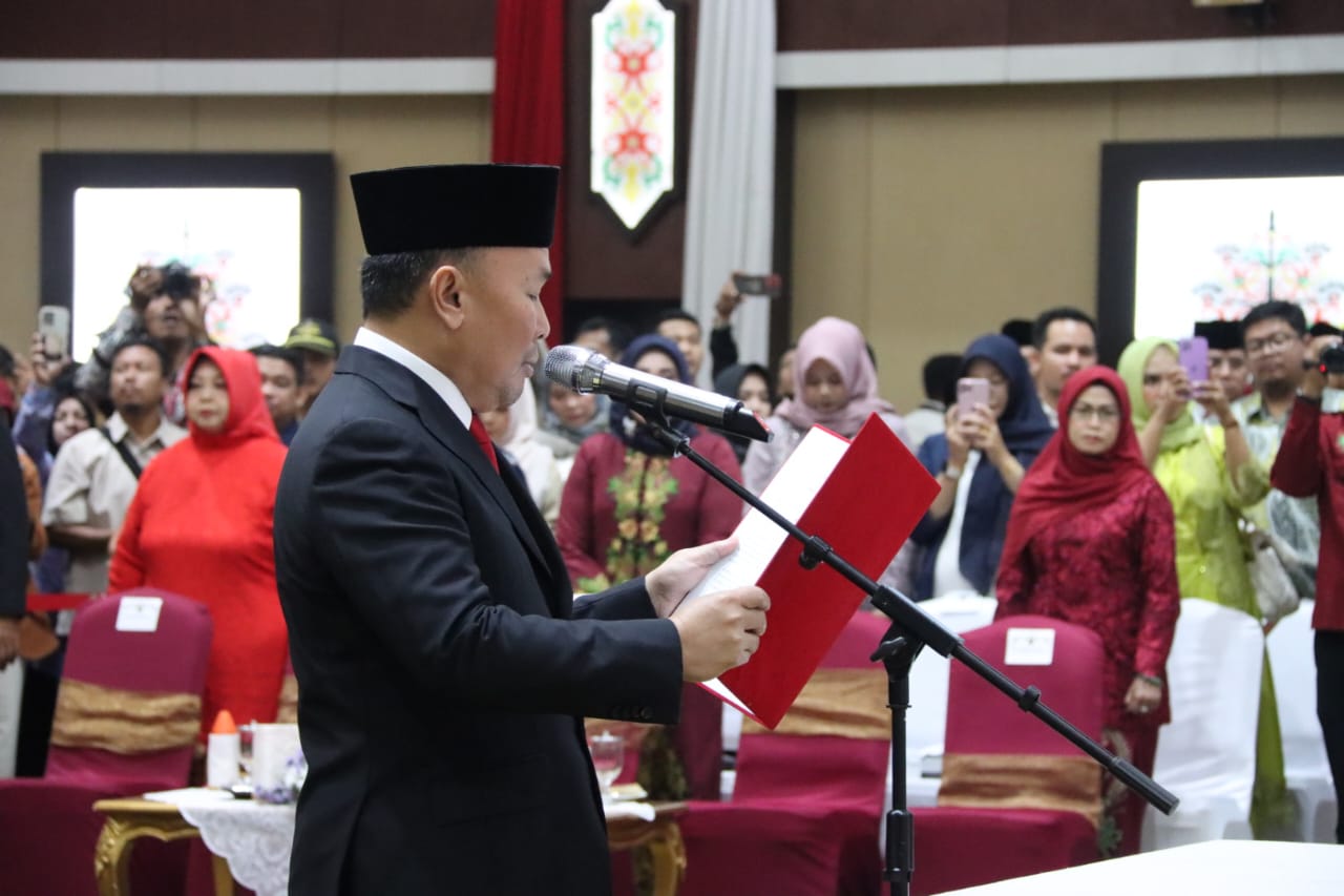 Gubernur Sugianto Sabran Lantik Pj. Wali Kota dan 9 Pj. Bupati di Prov. Kalteng