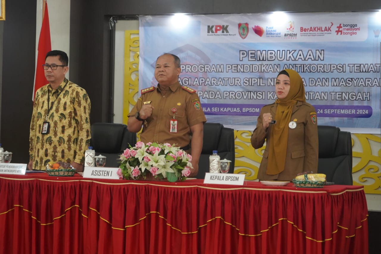 Plh Asisten Pemkesra Maskur Hadiri Pembukaan Program Pendidikan Antikorupsi Tematik Bagi ASN dan Masyarakat