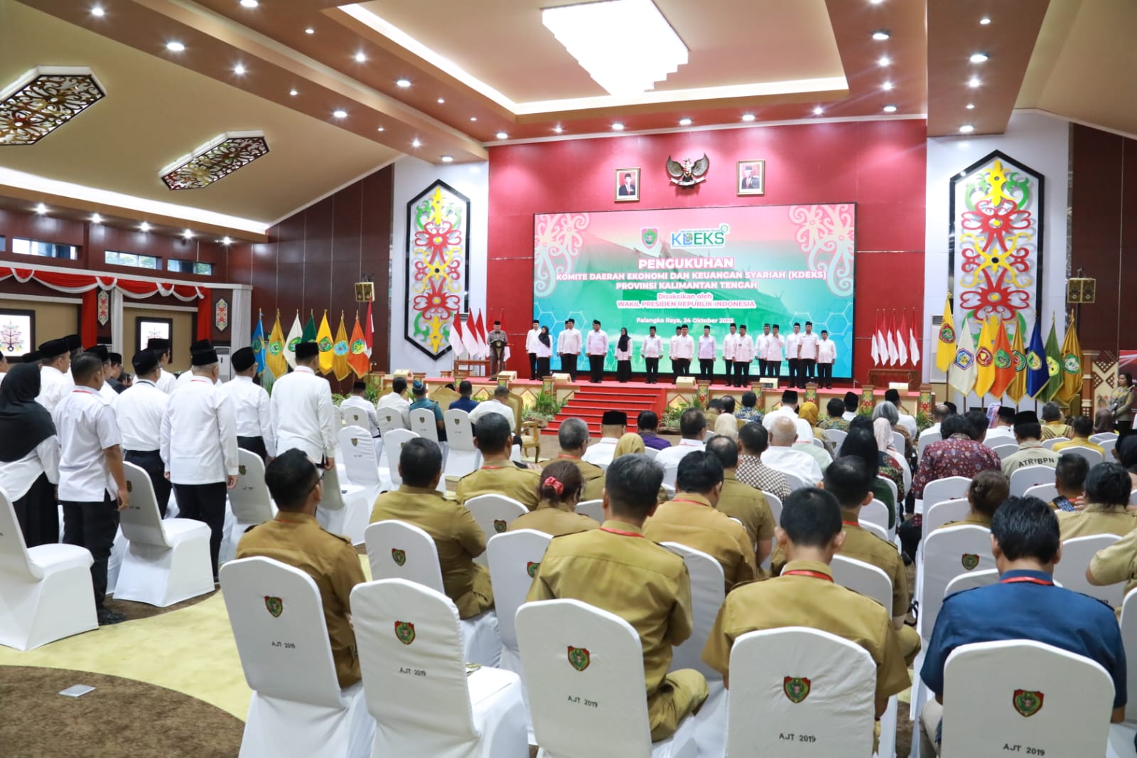 Wakil Presiden RI KH. Maruf Amin Hadiri Pengukuhan Pengurus KDEKS Provinsi Kalteng