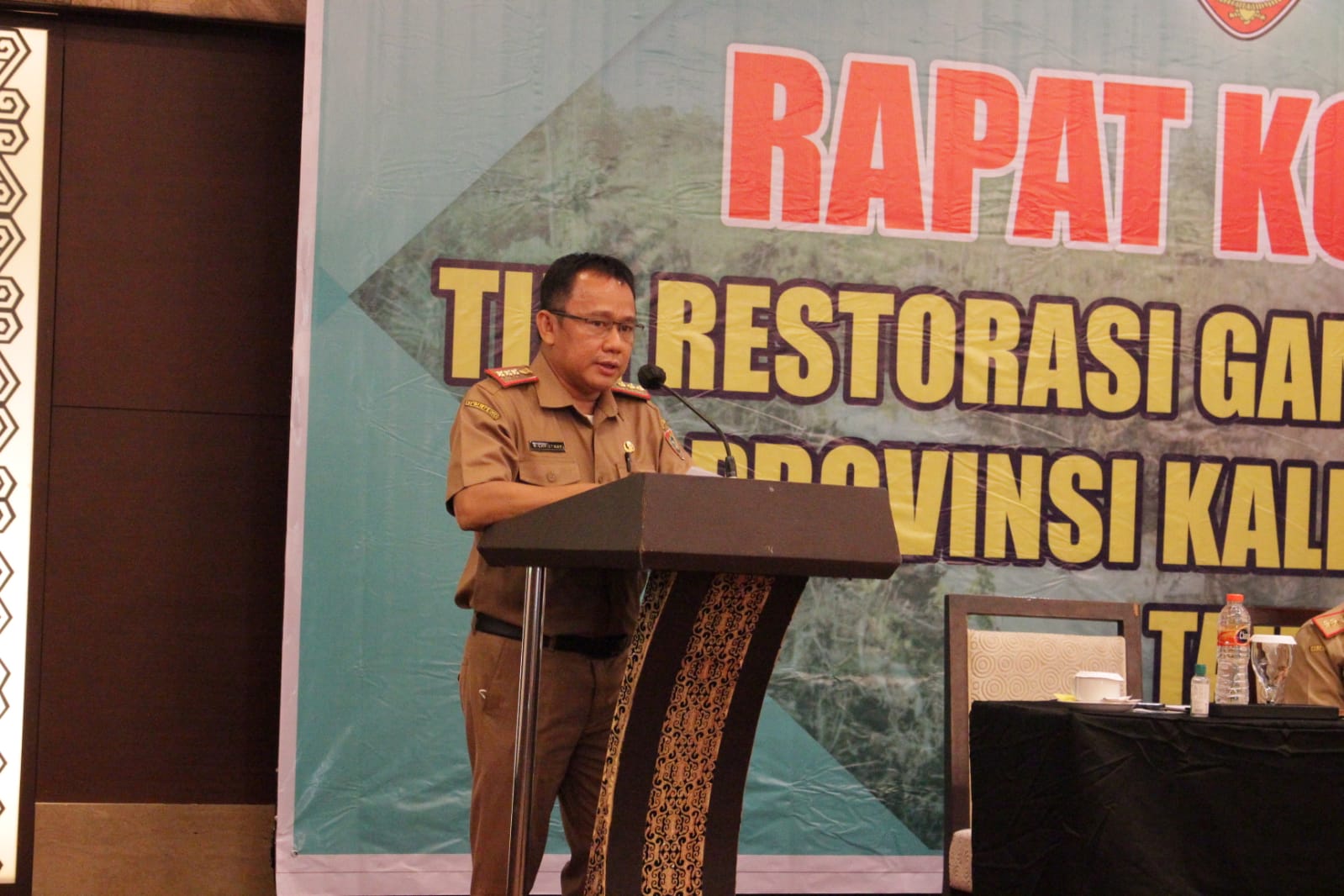 Percepatan Pemulihan & Pengembalian Fungsi Hidrologis Gambut, Tim Restorasi Gambut Daerah Kalteng Gelar Rapat Koordinasi