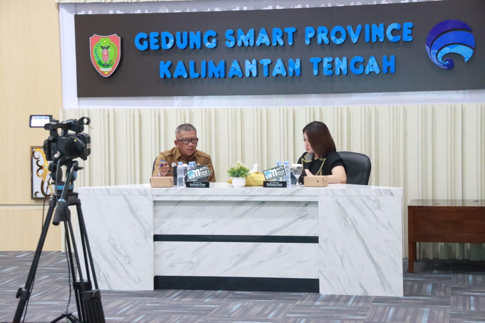 Diskominfosantik Prov. Kalteng Gelar Podcast  Bertajuk 