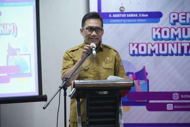 Diskominfosantik Prov. Kalteng Gelar Pelatihan Peningkatan Kapasitas SDM Komunikasi Publik